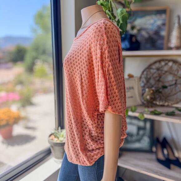 The Buckle, DayTrip, Textured Tillman Top w/ Twisted Open Back, Women’s X-Large - Picture 6 of 8